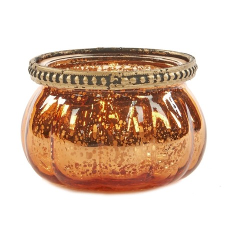 Portacandela Arancio 8,5cm: Design Unico per la Tua Casa
