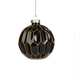 Sfera Origami Nera 8cm: Eleganza per la tua casa