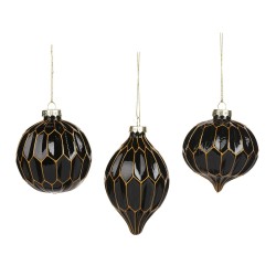 Sfera Origami Nera 8cm: Eleganza per la tua casa
