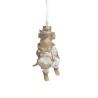 Topino con Mazzo di Fiori 9cm