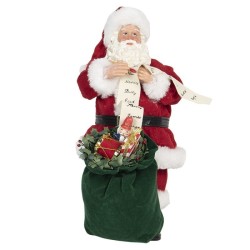 Babbo Natale con Lettera  17x28 cm