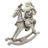 Babbo Natale su Cavallo 20x21 cm