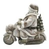 Babbo Natale su Motocicletta  13x13 cm Babbo Natale su Motocicletta  13x13 cm