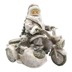 Babbo Natale su Motocicletta  13x13 cm