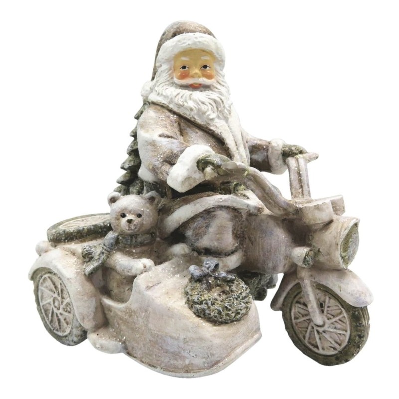 Babbo Natale su Motocicletta  13x13 cm Babbo Natale su Motocicletta  13x13 cm