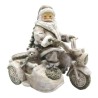 Babbo Natale su Motocicletta  13x13 cm Babbo Natale su Motocicletta  13x13 cm