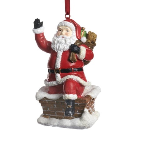Santa che esce dal camino 10,5CM