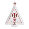 Piatto a forma abete 21x16 cm Christmas Wonderland