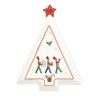 Piatto a forma abete 21x16 cm Polar Express