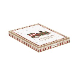 Piatto a forma abete 21x16 cm Polar Express