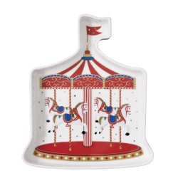 Piatto sagomato 23,5x20 cm Christmas Wonderland