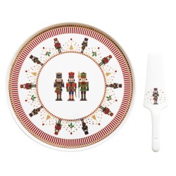 Piatto torta Ø 32 cm c/paletta Nutcracker