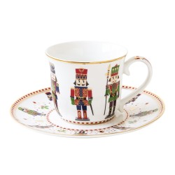 Tazza da the' con piattino 200 ml Nutcracker