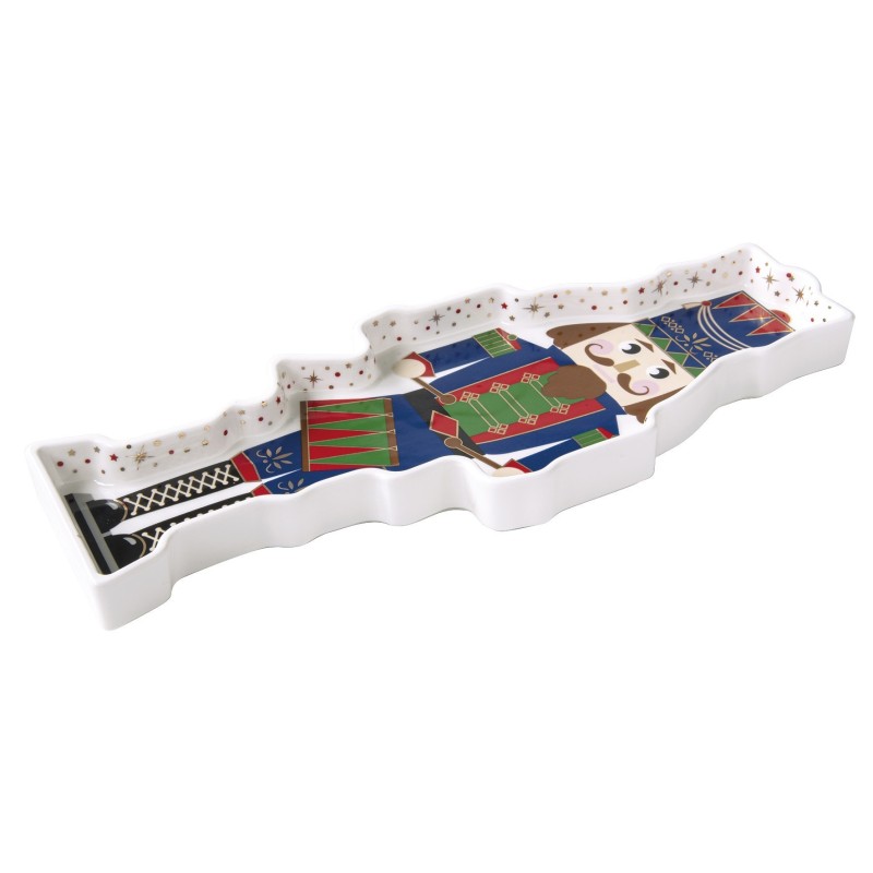 Vassoio sagomato 36,5x14 cm Nutcracker