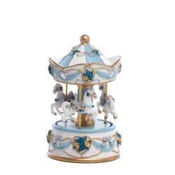 Carillon Carosello Joel Cielo 15,5cm - Idea Regalo Unica