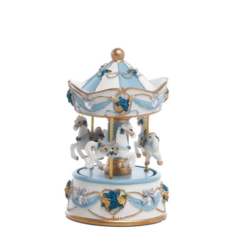 Carillon Carosello Joel Cielo 15,5cm - Idea Regalo Unica Carillon Carosello Joel Cielo 15,5cm - Idea Regalo Unica