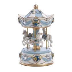 Carillon Carosello Joel Cielo 19,5cm - Bomboniere Uniche