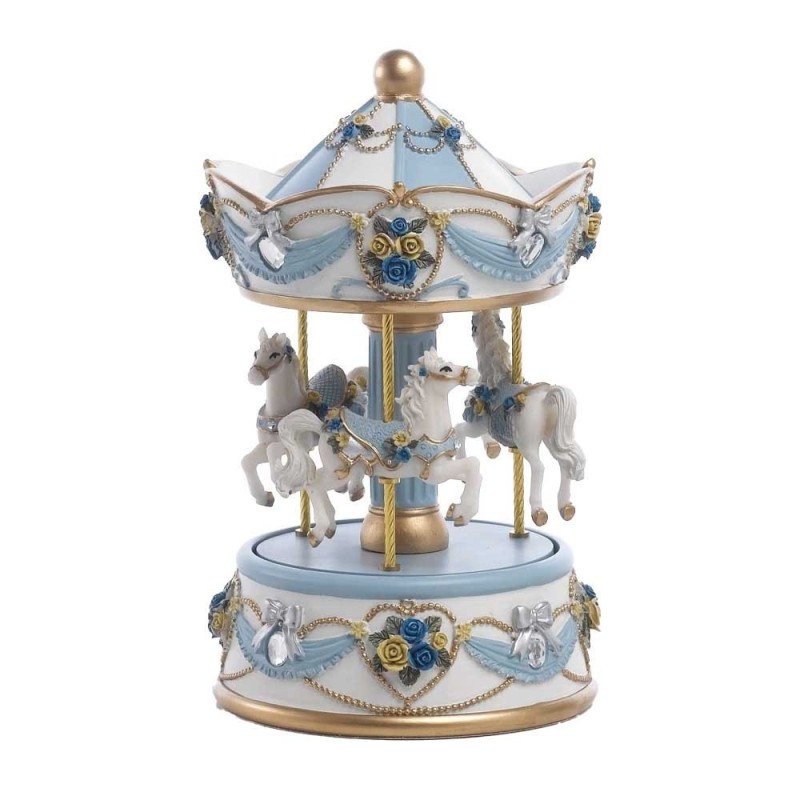 Carillon Carosello Joel Cielo 19,5cm - Bomboniere Uniche Carillon Carosello Joel Cielo 19,5cm - Bomboniere Uniche