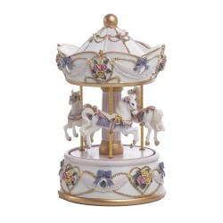 Carillon Carosello Joel Rosa 19,5cm - Eleganza e Design Unici