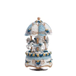 Carillon Carosello Cupola Cielo 15cm - Bomboniere Uniche