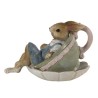Coniglio relax in tazzina 11x8x7cm
