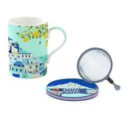 Infuser set 350 ml in color box SEA DREAMS