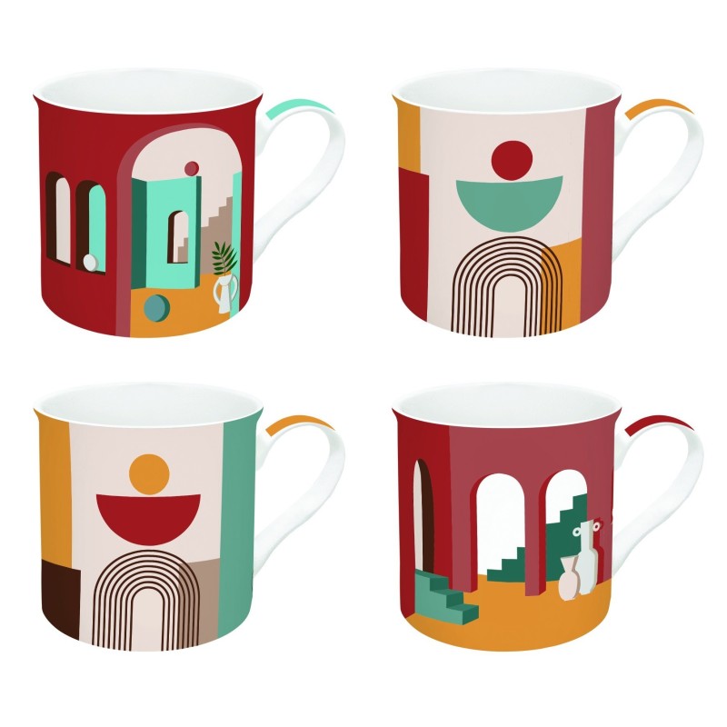 Set 4 mug 300ml in gift box
ILLUSION