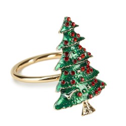 Set 6 Legatovagliolo con Albero 5x3,5cm