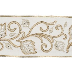 "Nastro Velluto Foglie 10cm - Decorazioni Uniche per Casa"