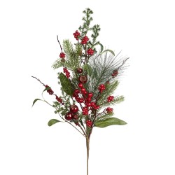 Ramo con Bacche Rosse 74cm