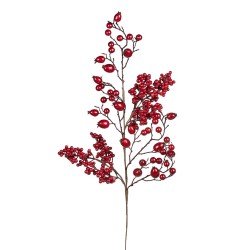 Ramo con Bacche Rosse 80cm
