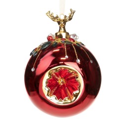 Sfera con Cervo 14cm: Eleganza per la tua casa
