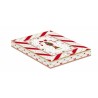 Piatto a forma abete 21x16 cm in porc.in color 
box NUTCRACKER TWIST