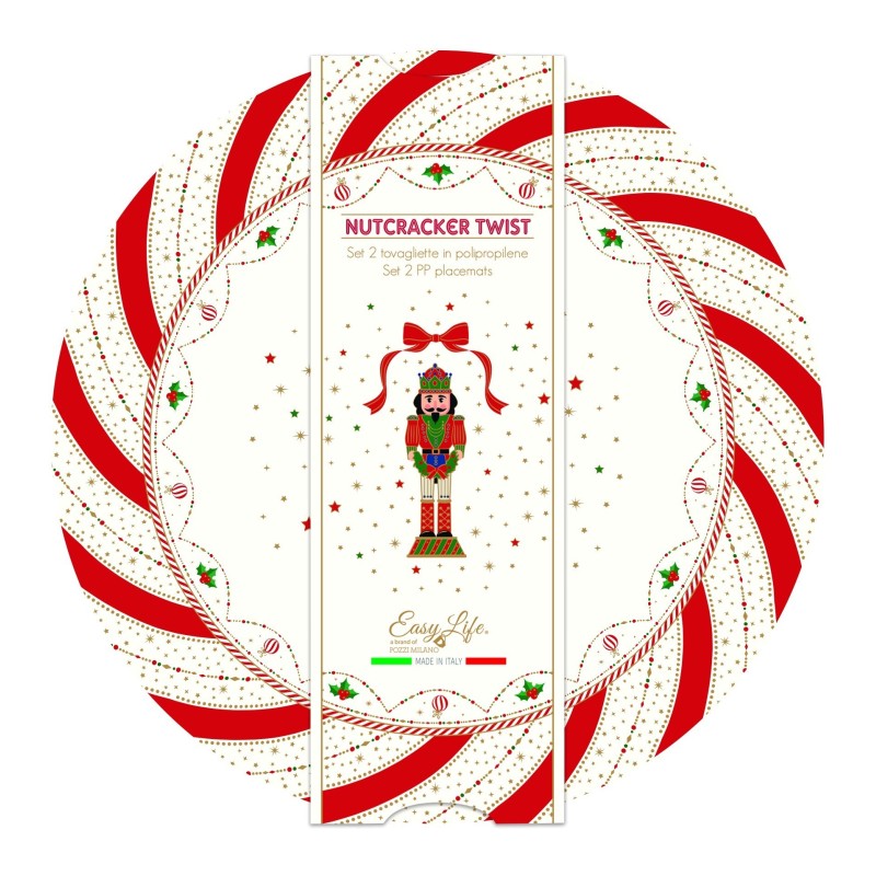 Tovagliette NUTCRACKER TWIST: Design Unico per la Tua Casa